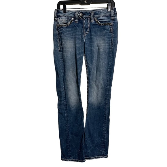 Silver Tuesday mid baby boot jeans women’s size 28x31 - Picture 1 of 9